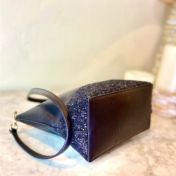 KATE SPADE *BNWOT* Ina Greta Court Glitter Crossbody/Top Handle Bag - Picture 9 of 11